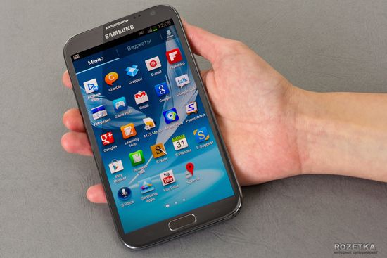 Обзор смартфона Samsung Galaxy Note 2 Samsung galaxy